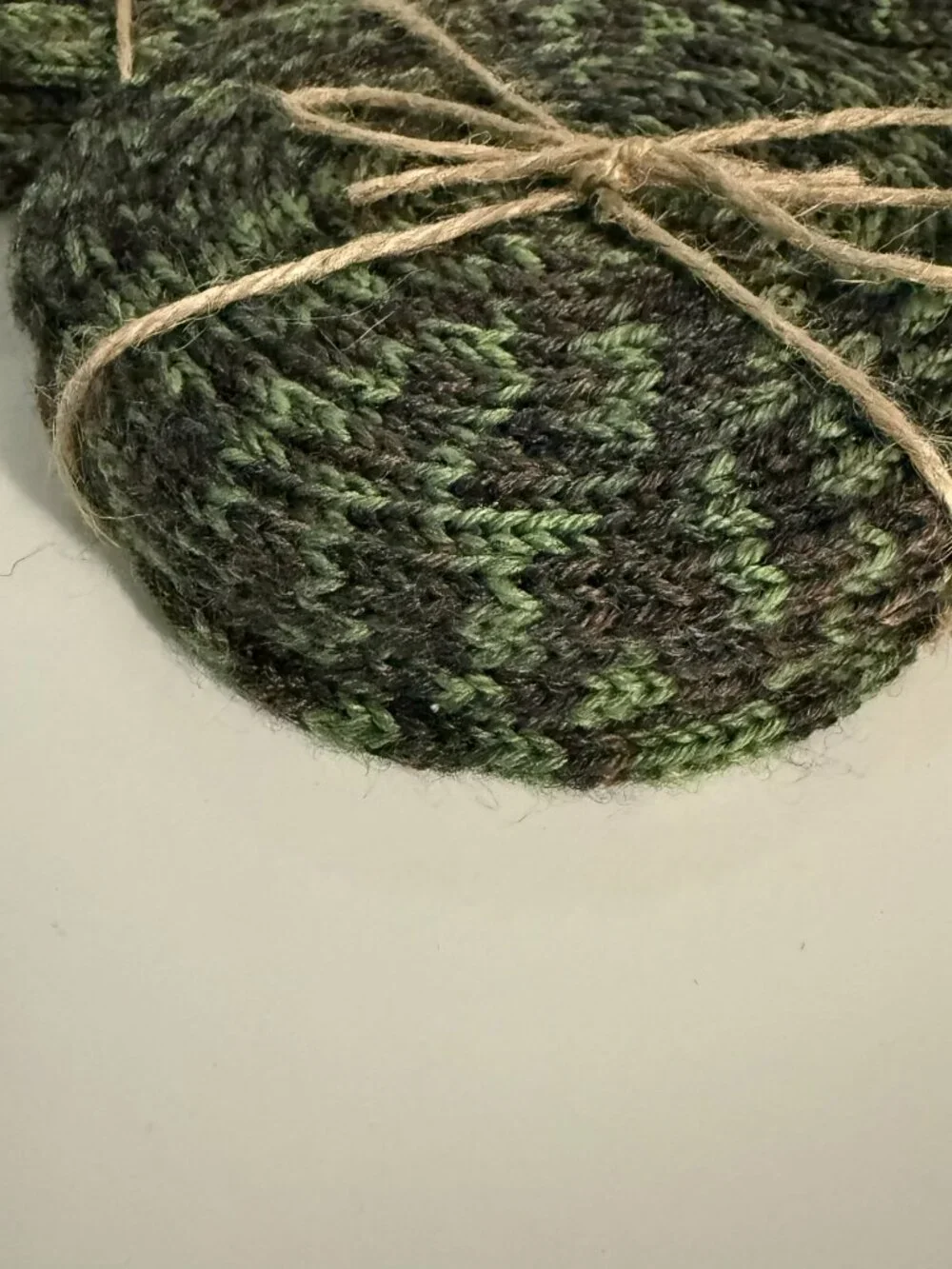 4 Handmade Crocheted Coasters, ~5